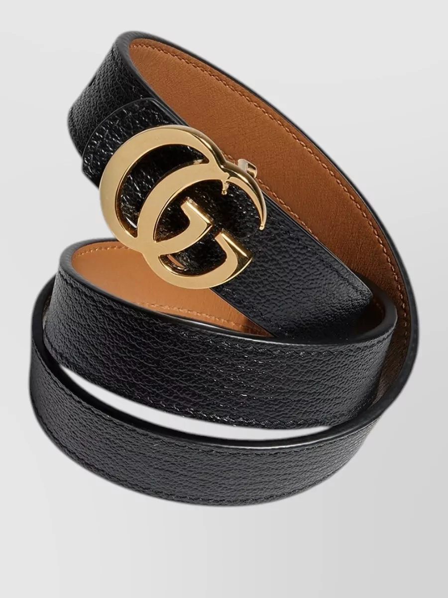 Gucci Leather Reversible Thin Belt