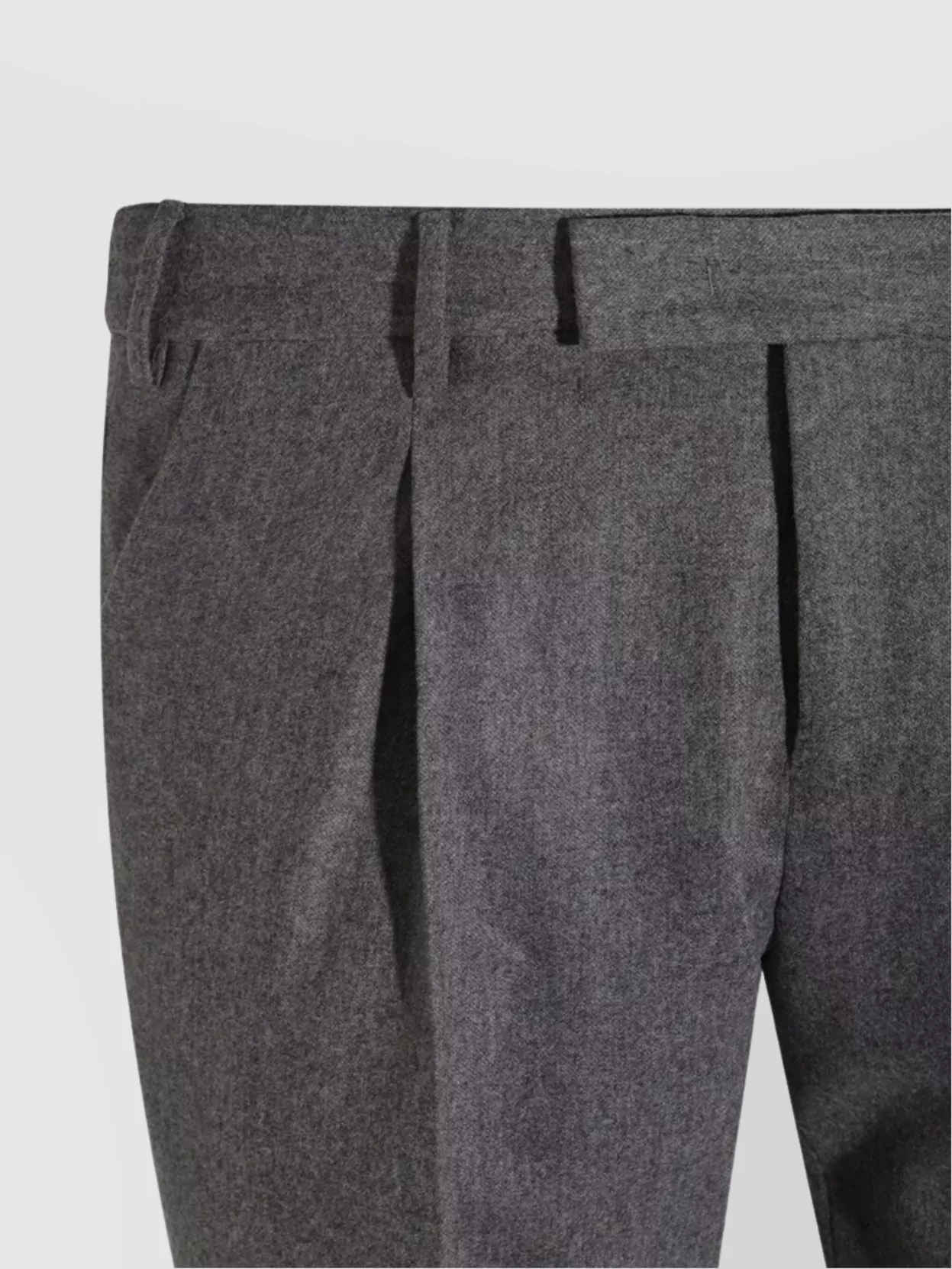 Pt Torino Trousers With Cuffed Hem And Pleated Front