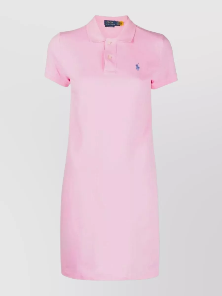 Ralph Lauren cotton short-sleeve mini dress