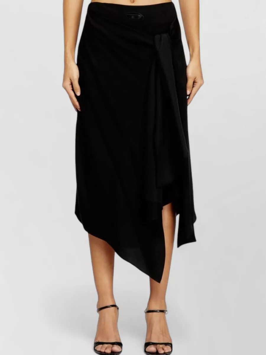 Diesel Cupro Midi Skirt