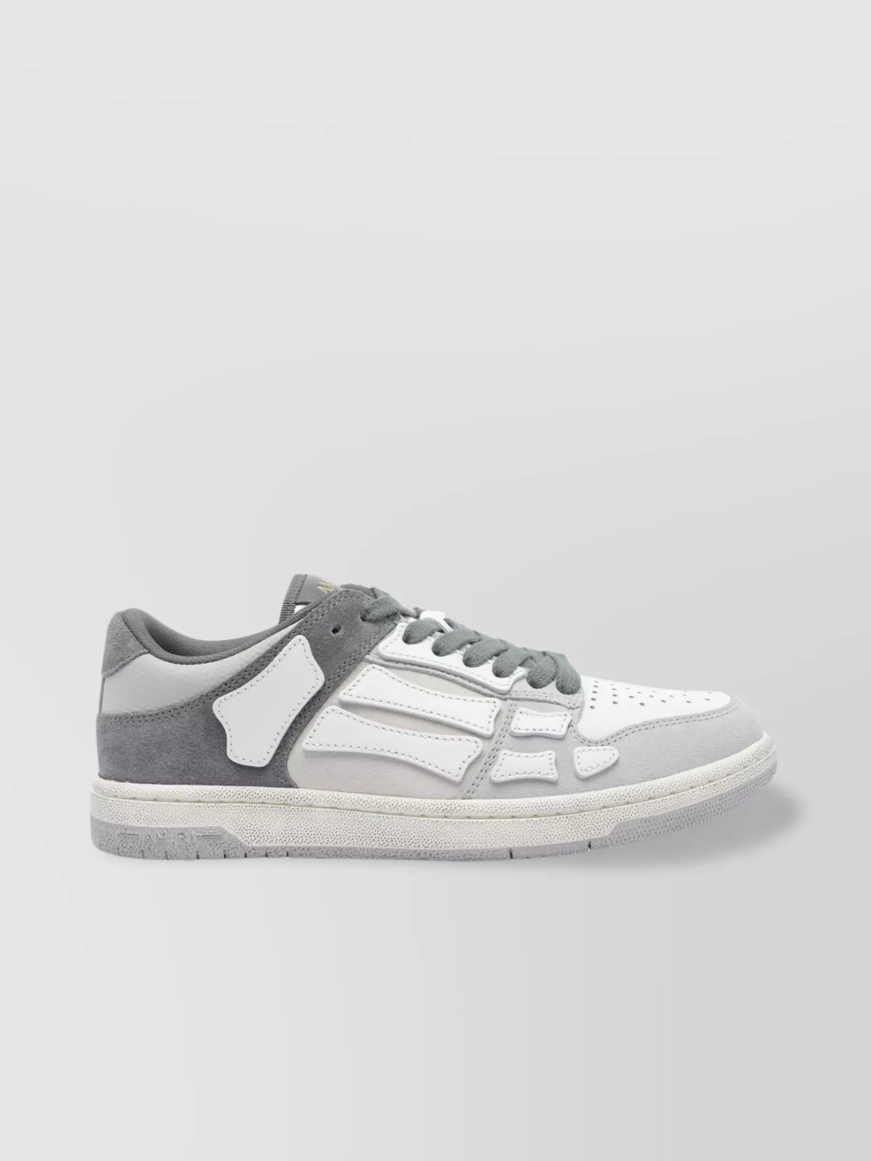 Amiri Distressed Low Top Sneakers With Skeleton Detail