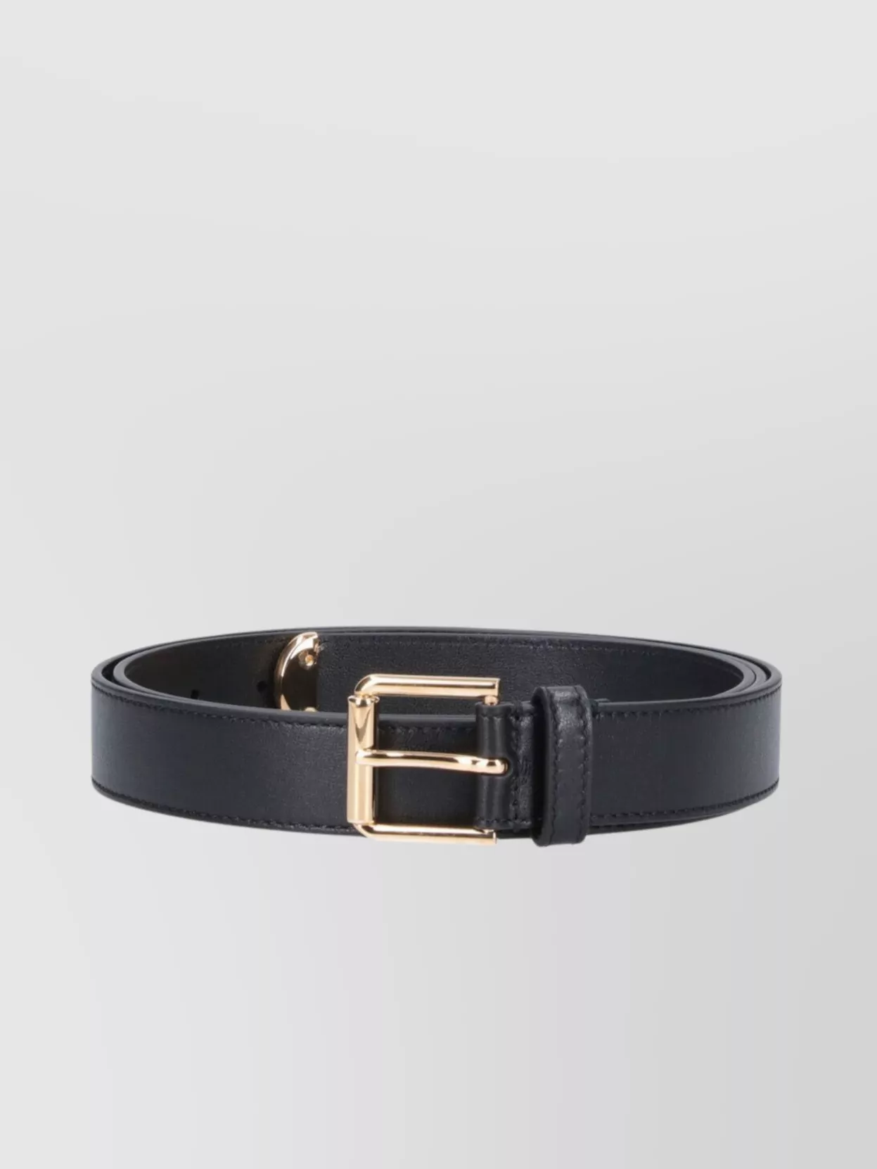 Givenchy Adjustable Length Gold-Tone Buckle Smooth Finish Belts