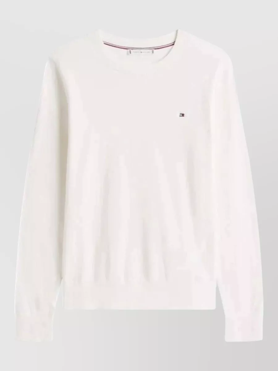 Tommy Hilfiger Fine-Knit Cotton Long-Sleeve Sweatshirt