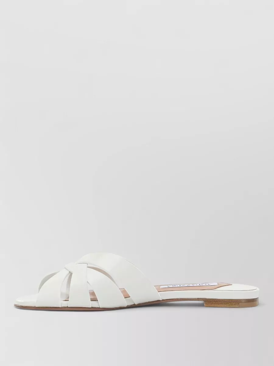 Aquazzura Leather Copacabana Slides