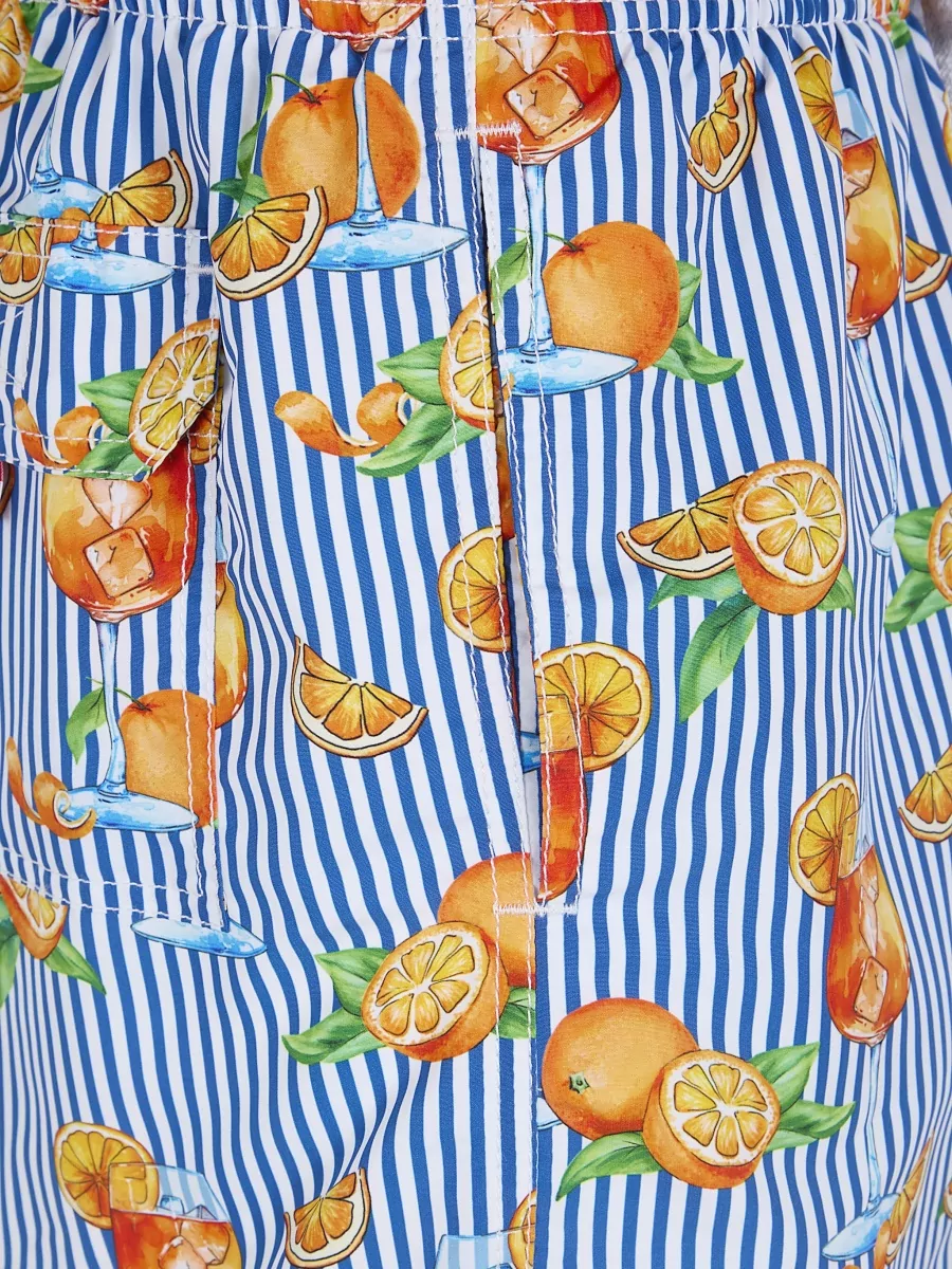 Mc2 Saint Barth Striped Swim Shorts
