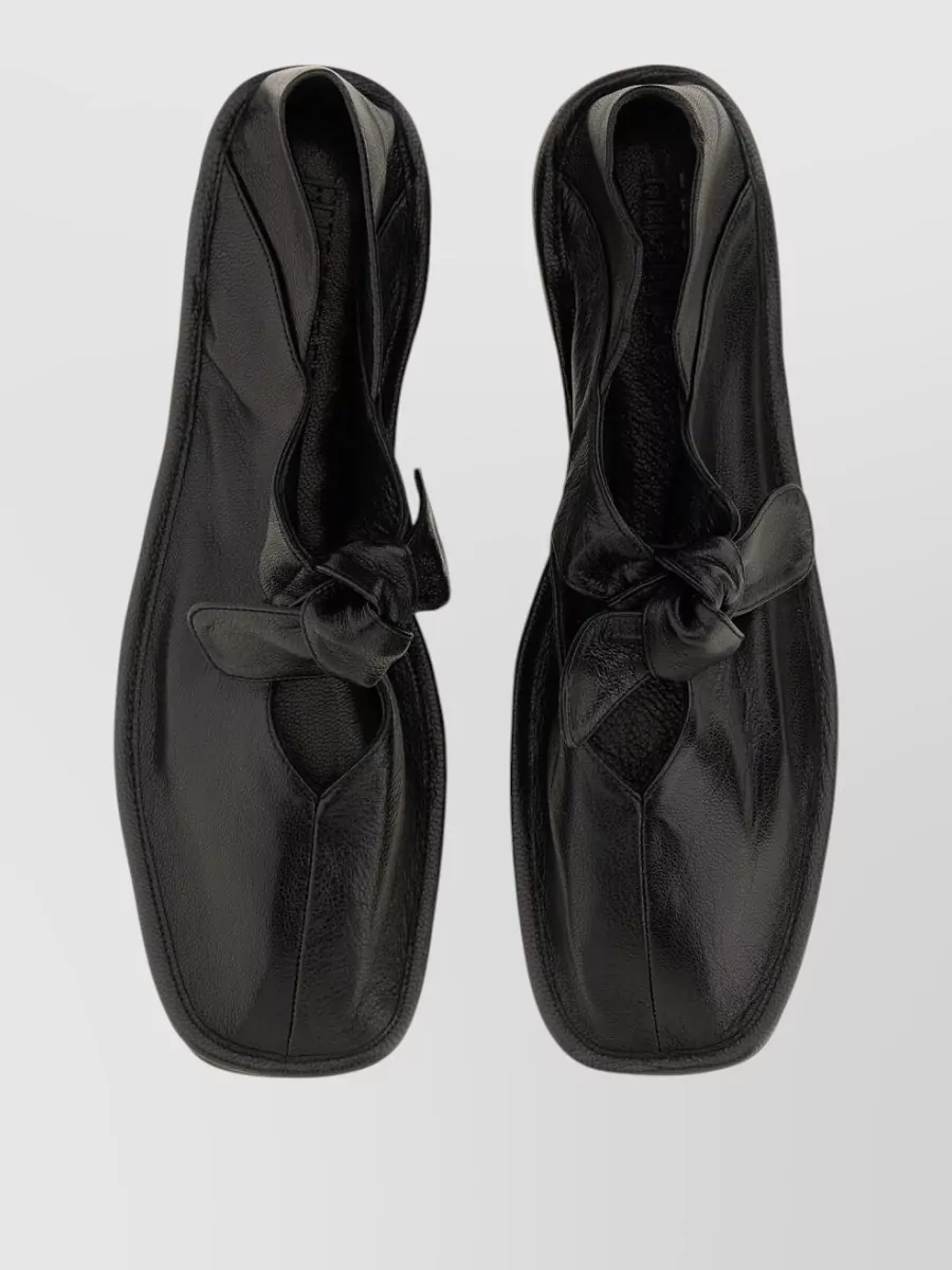 Hereu Leather Ballerina Shoes