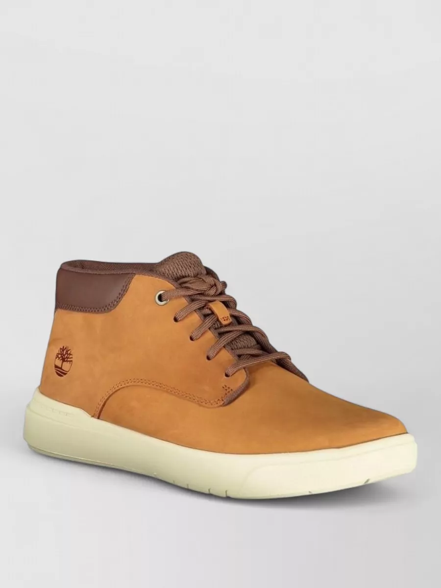 Timberland leather hi-top sneakers
