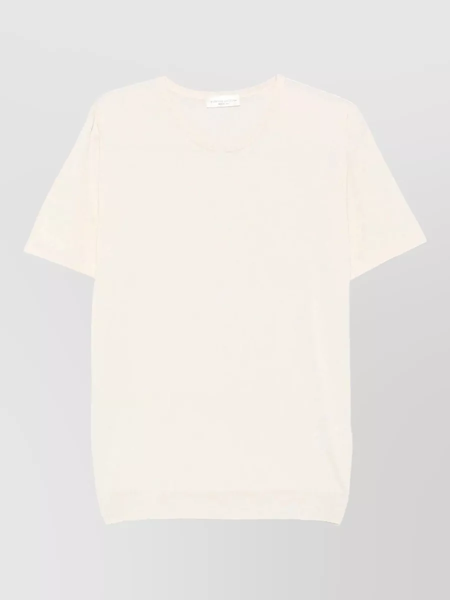 Roberto Collina silk short-sleeve knitted t-shirt