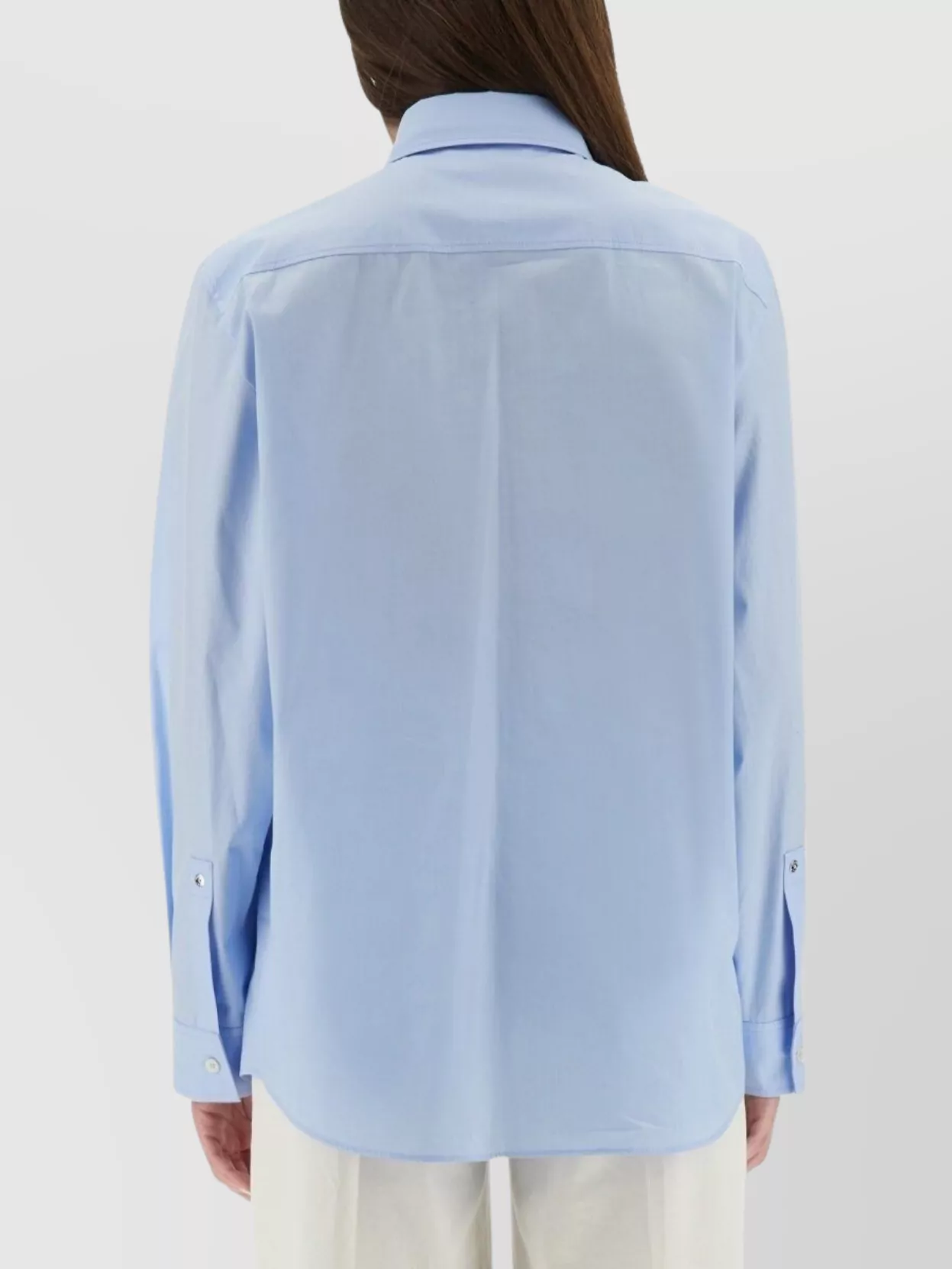 Moschino Embroidered Detail Structured Collar Long Sleeves