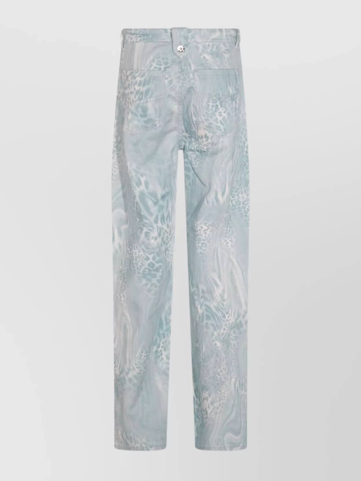 BLUMARINE STRAIGHT TROUSERS WITH POCKETS AND LOOPS