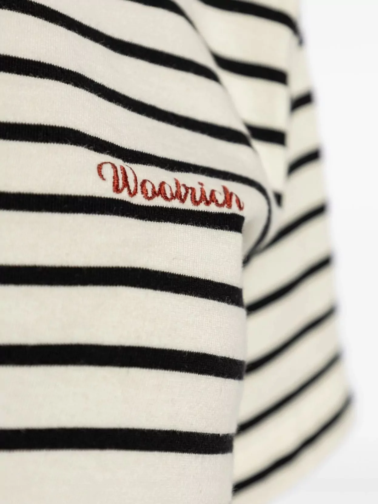 Woolrich Striped Short Sleeve Crew-Neck T-Shirt