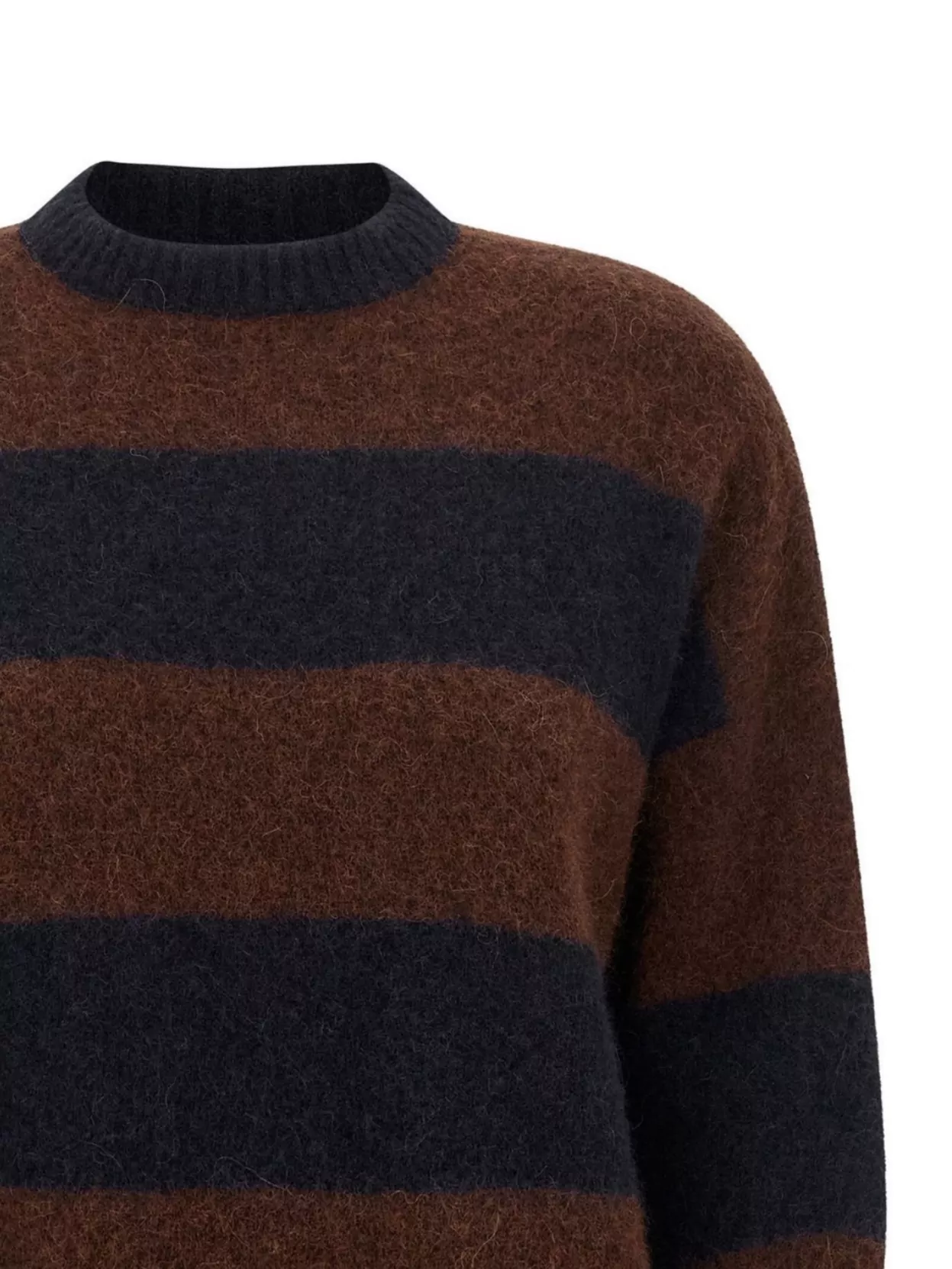 Weekend Max Mara Striped Crew Neck Long Sleeve Sweater