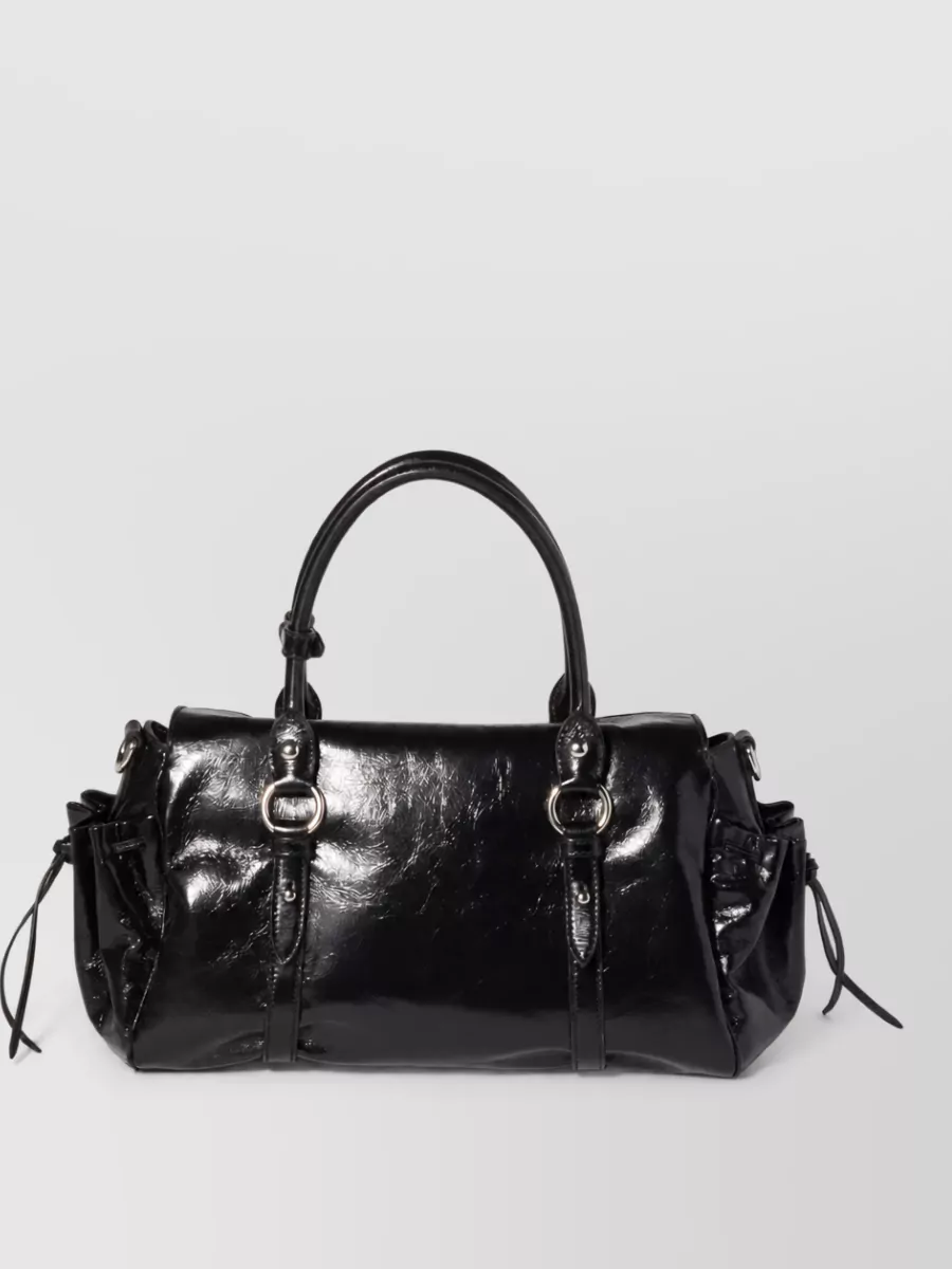 Miu Miu Na Leather Shoulder Bag