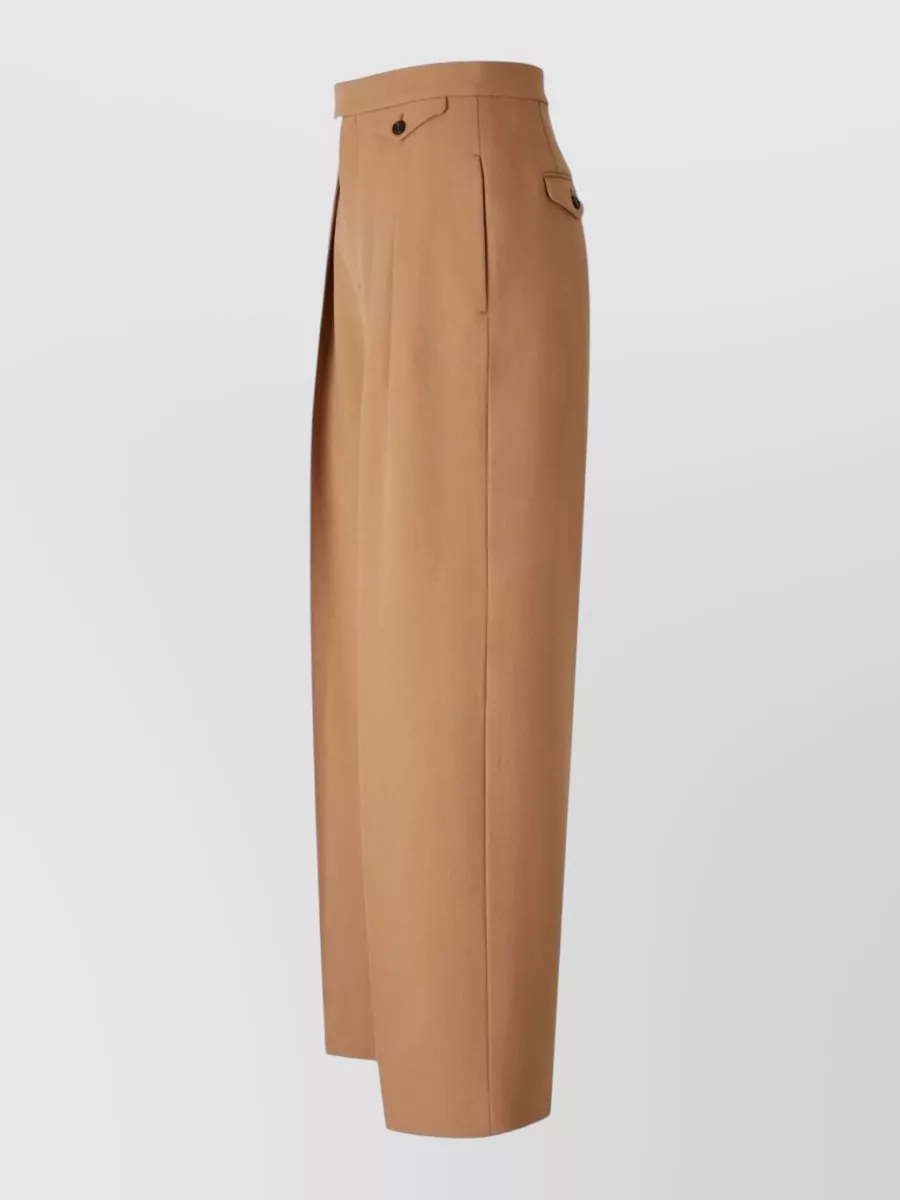 Chloé High Waist Knee Length Straight Trousers