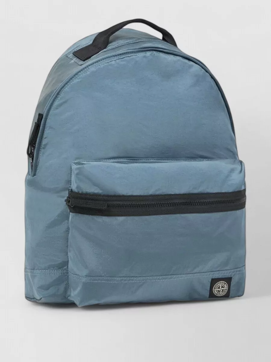 Stone Island Econyl Nylon Backpack Metal Compass Patch