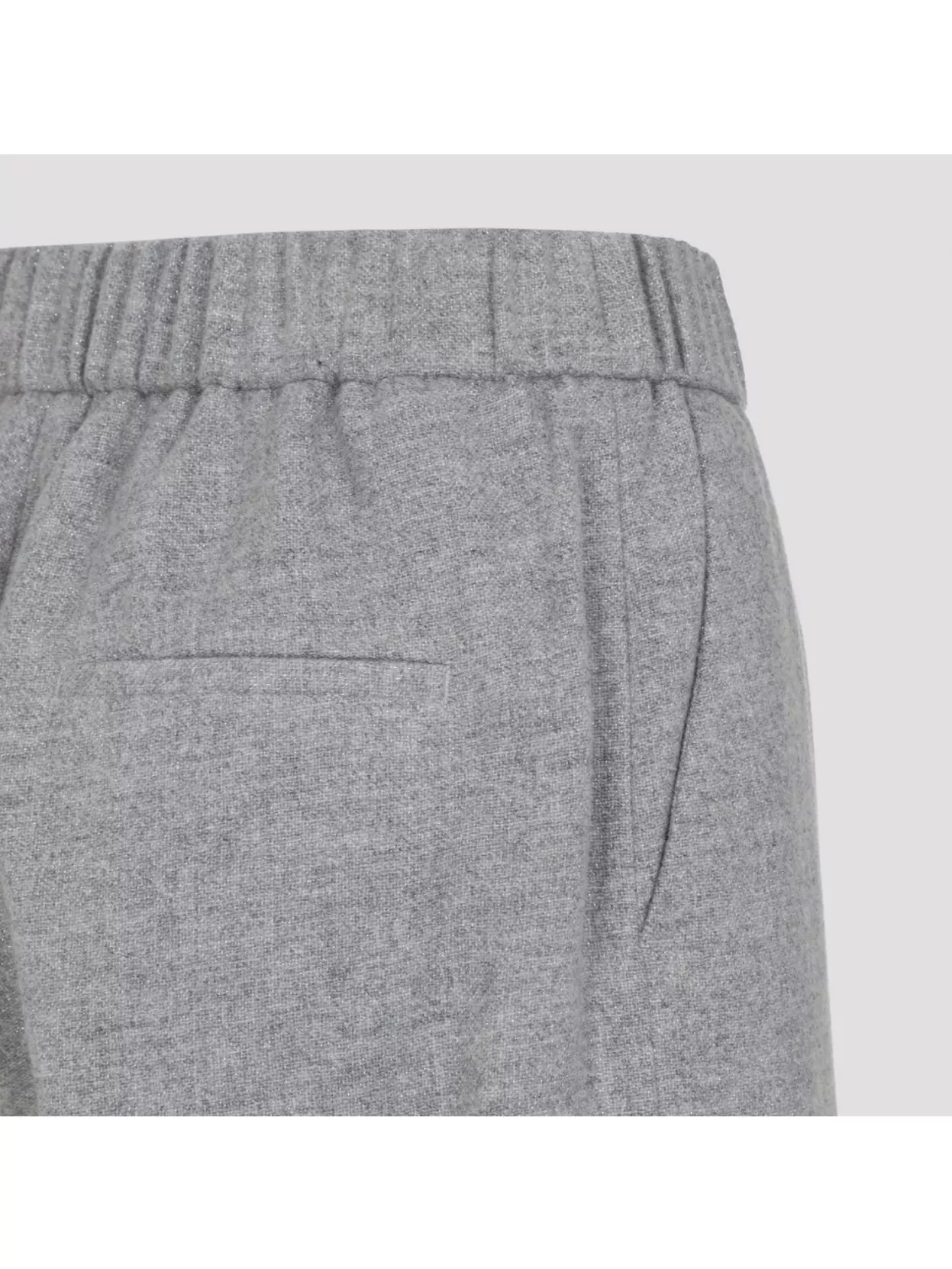 Peserico Cuffed Hem Flannel Trousers