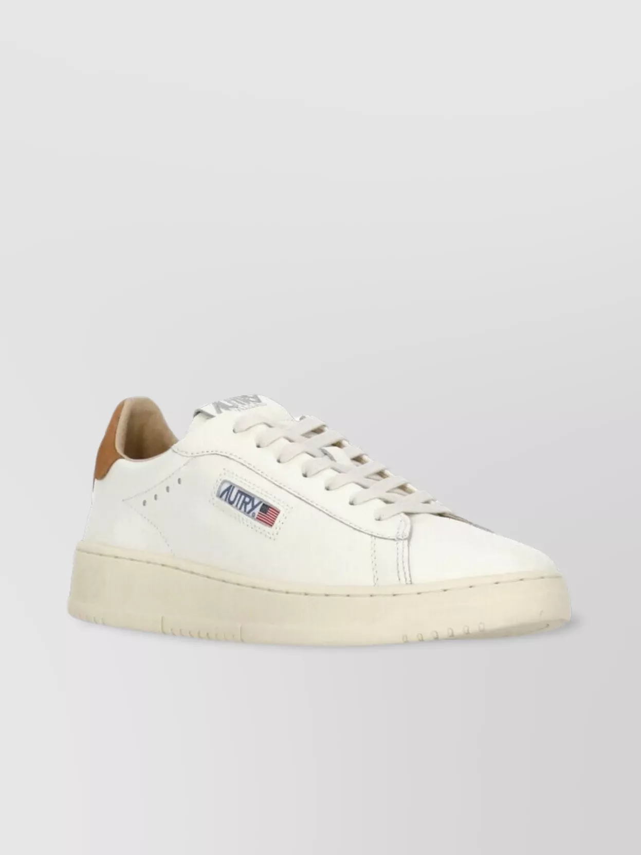 Autry Low Top Leather Sneakers With Raised Sole