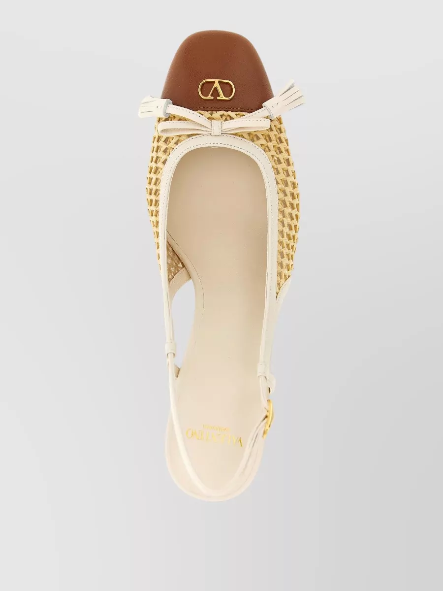 Valentino Garavani Leather Slingback Sandals