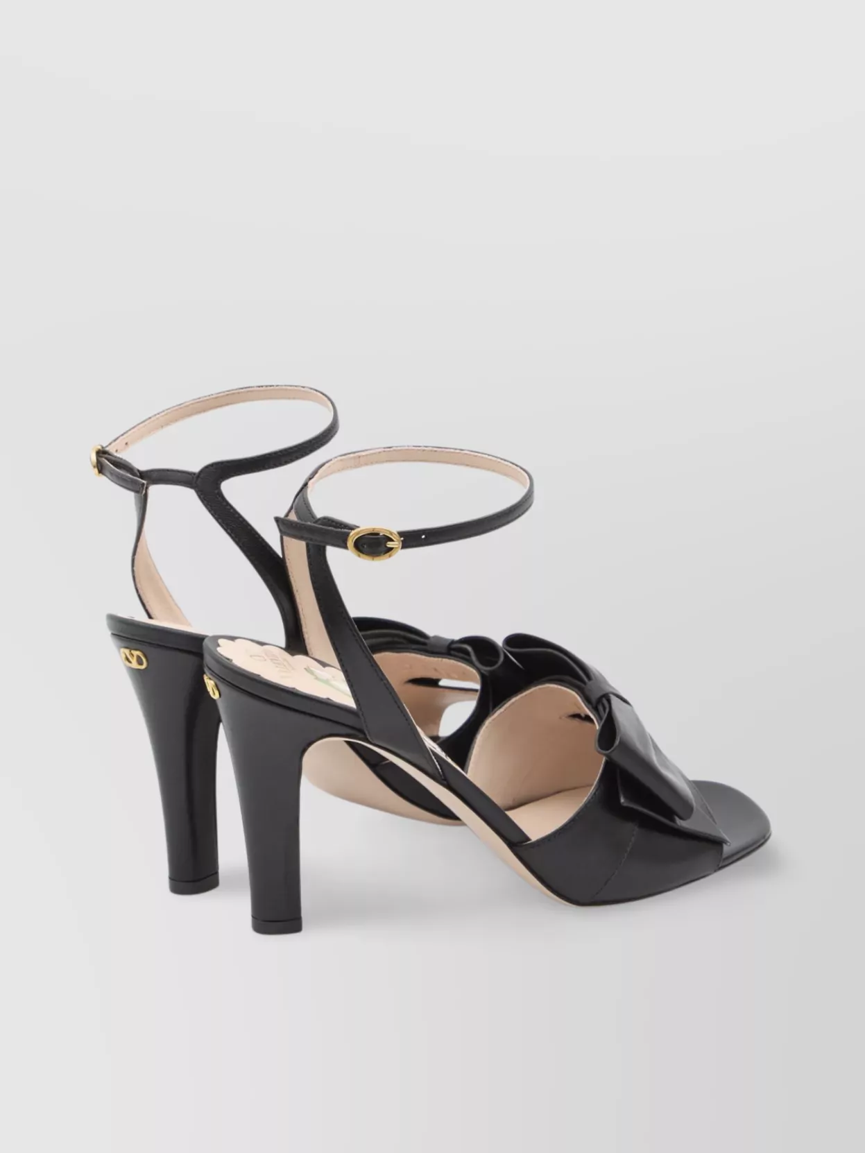 Valentino Garavani Kidskin Bow Detail Slingback Sandals