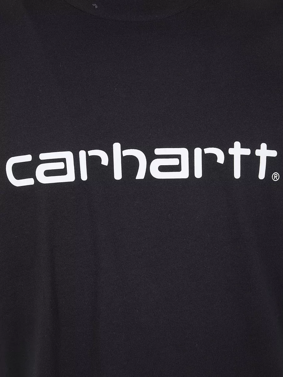 Carhartt Wip Script Logo Organic Cotton Crew Neck T-Shirt