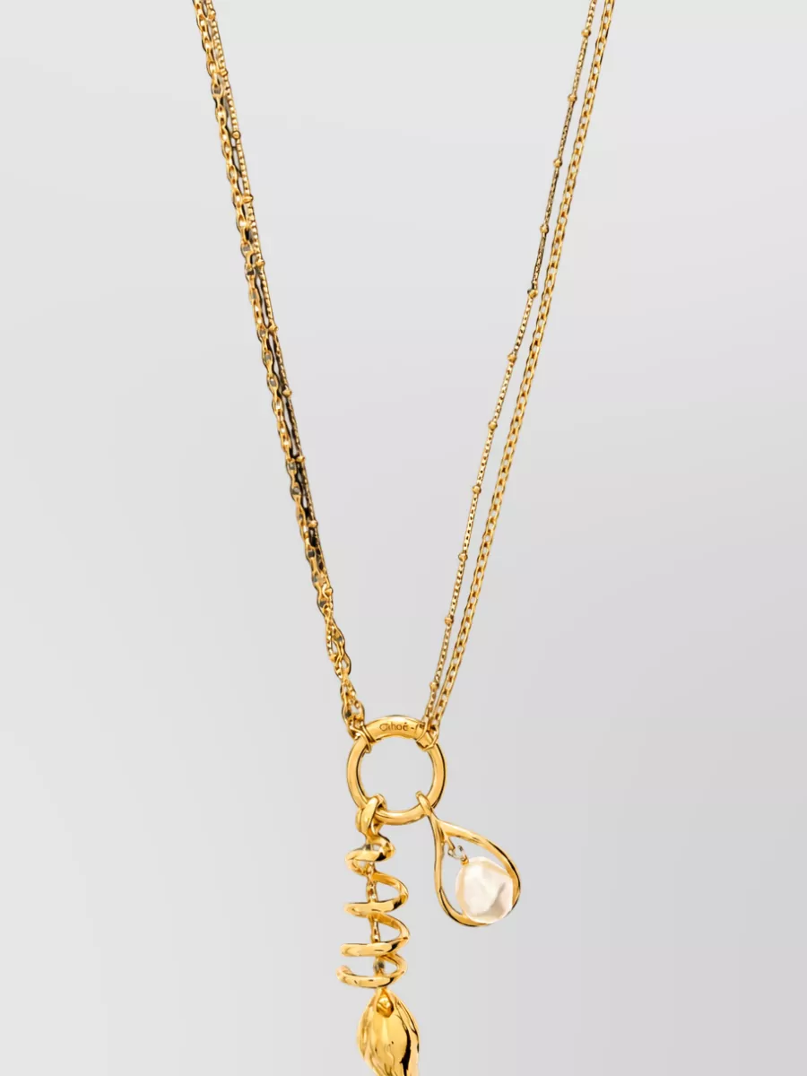 Chloé Long Pendant Necklace