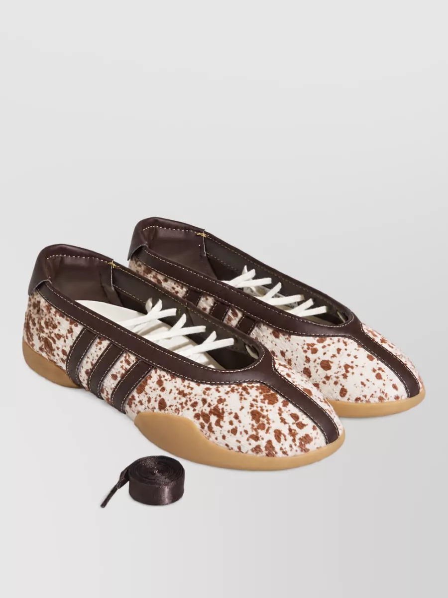 Adidas leather slip-on sneakers