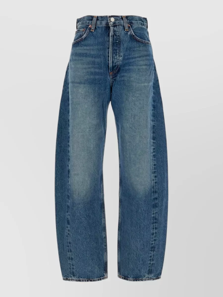 Agolde denim wide-leg trousers
