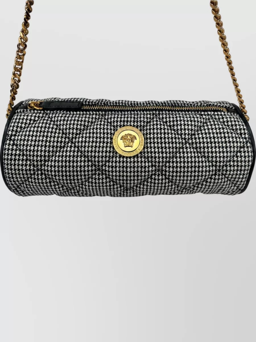 Versace La Medusa Leather Clutch Bag