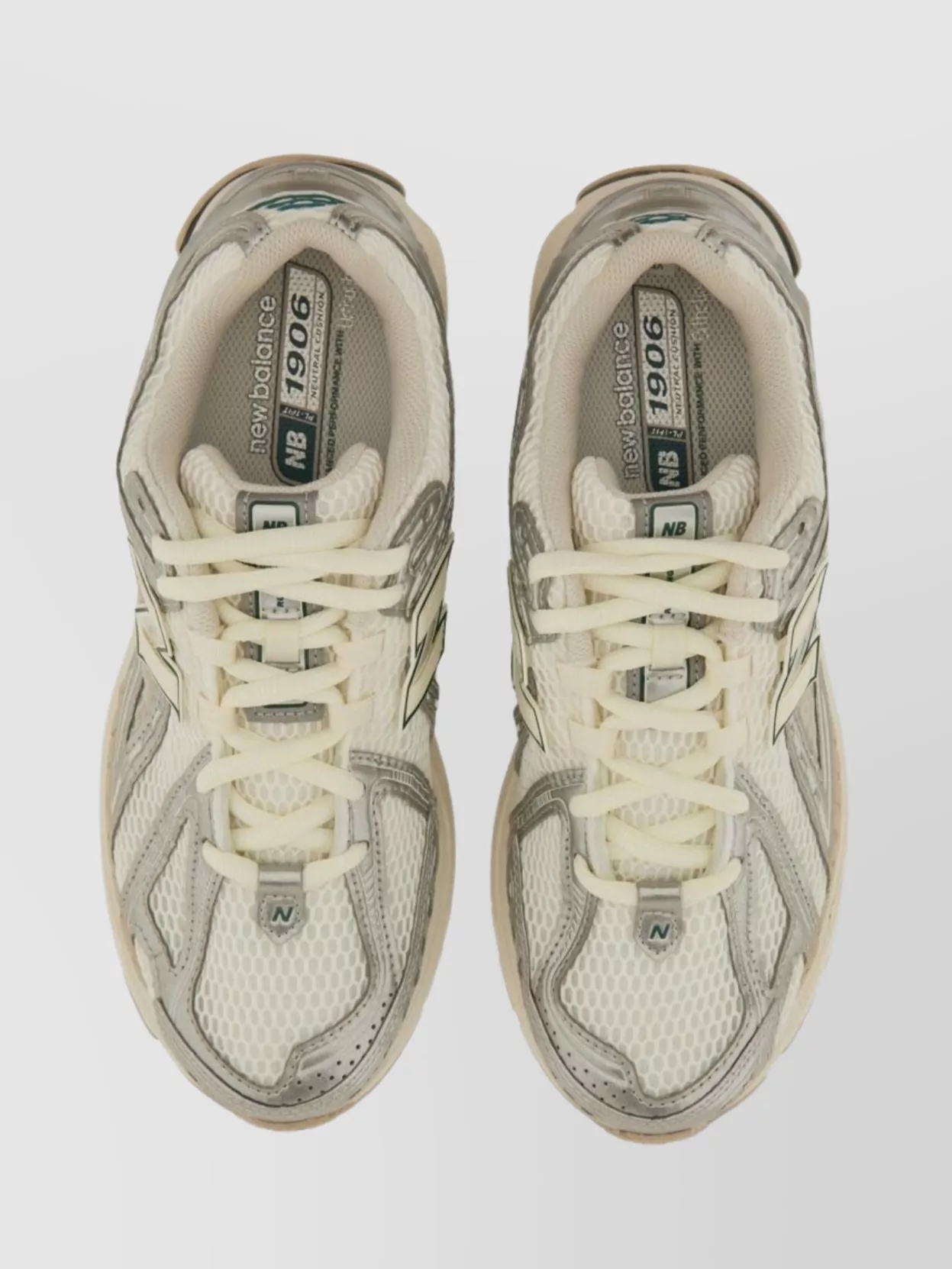 New Balance Mesh Upper Rubber Sole Sneakers