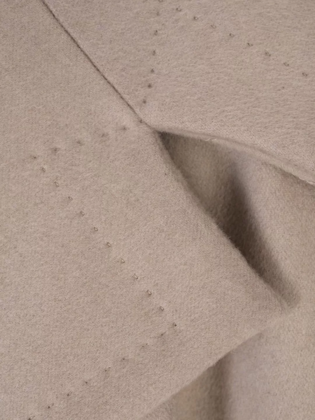 Max Mara Oversized Pea Coat With Braided Leather Buttons