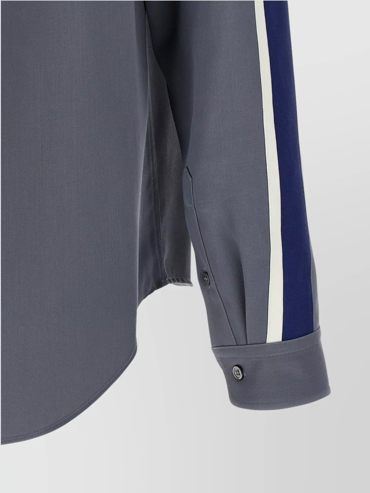 Marni Wool Shirt With Button-down Collar And Pocket In Gray