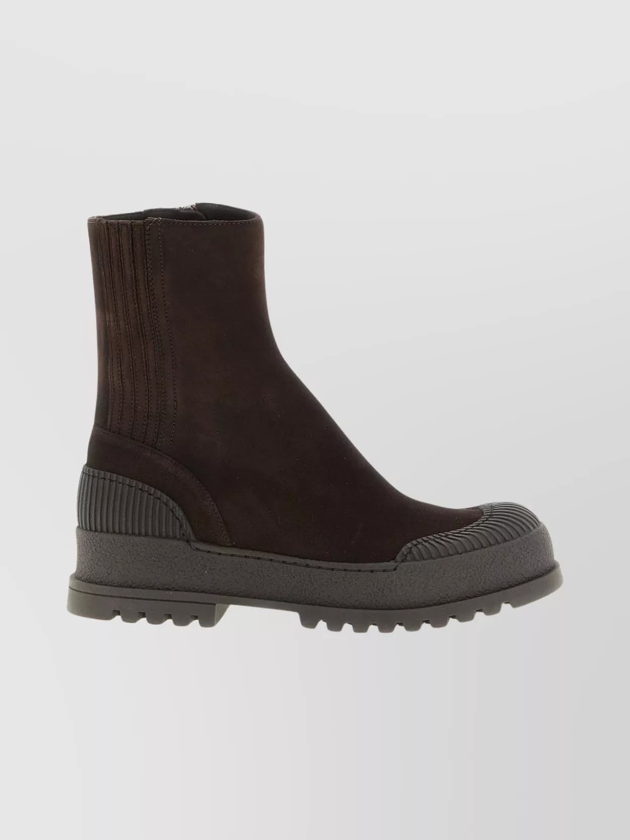 Aquazzura Ankle Boots With Round Toe And Ribbed Sole