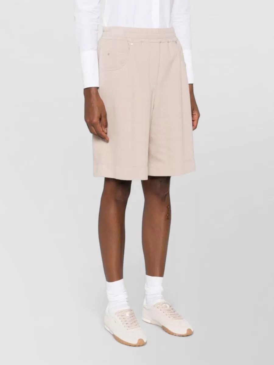 Brunello Cucinelli Cotton Bermuda Shorts Back Pockets