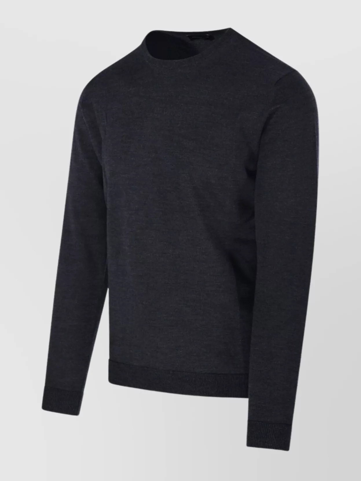 Roberto Collina Ribbed Round Neck Sweater With Long Sleeves