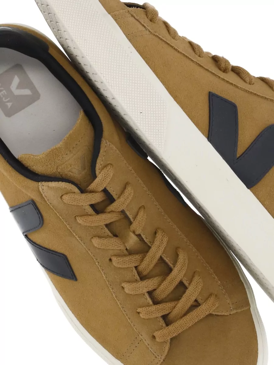 Veja Leather Low Top Lace-Up Sneakers
