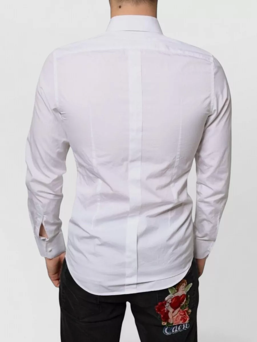 Dolce&Gabbana Cotton Poplin Formal Dress Shirt