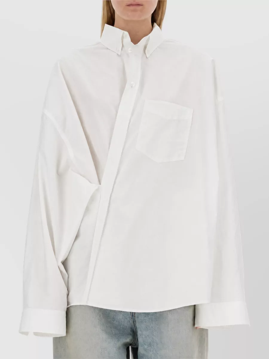 Balenciaga Cotton Wrap Shirt