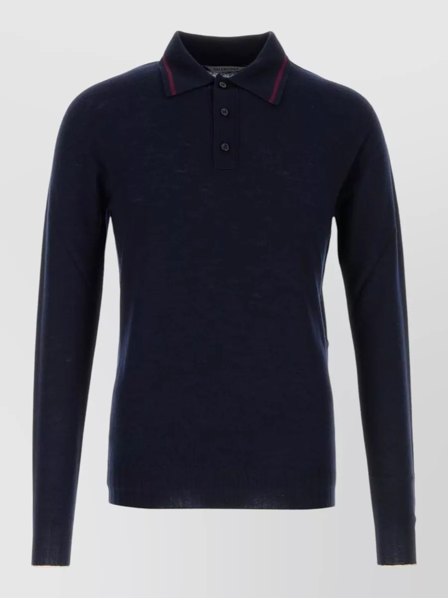 Balenciaga wool polo shirt
