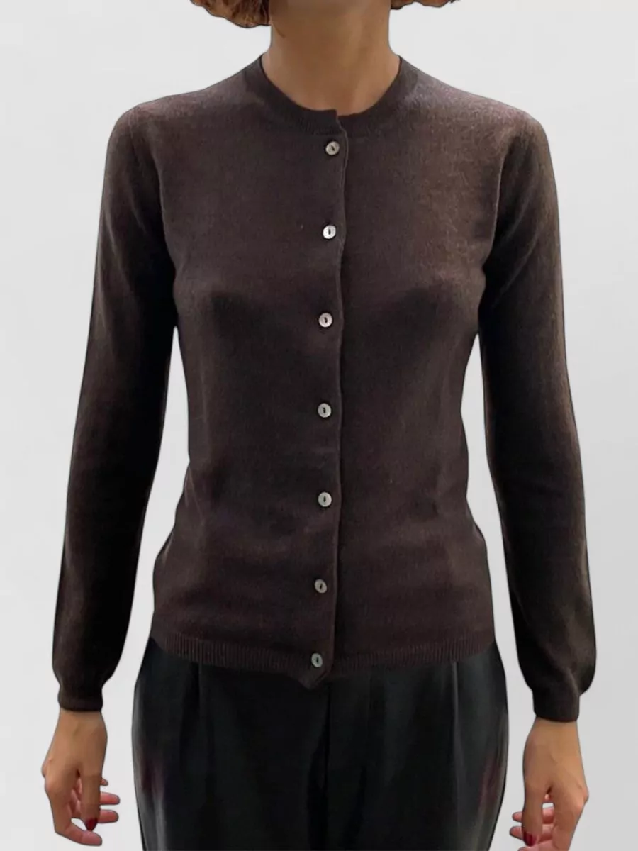 La Rose cashmere cardigan