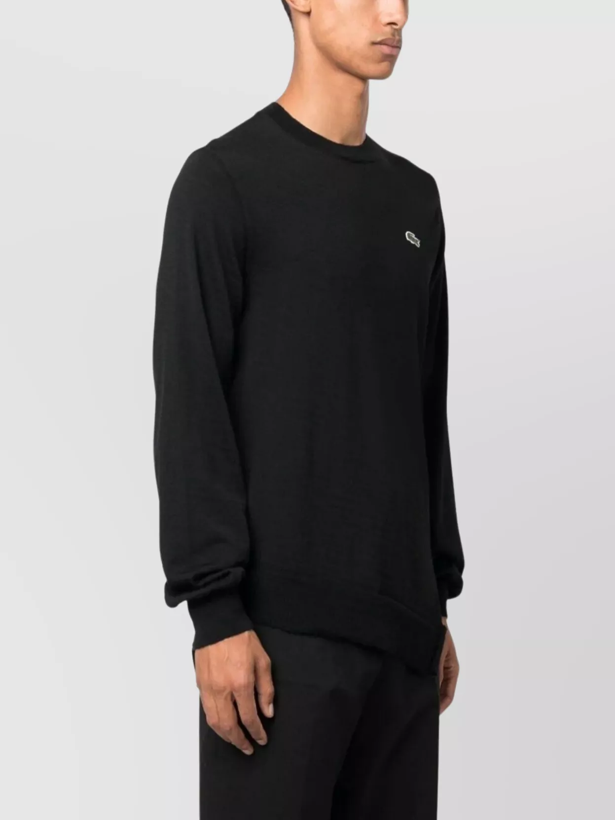 Comme Des Garçons Asymmetric Hem Wool Jumper