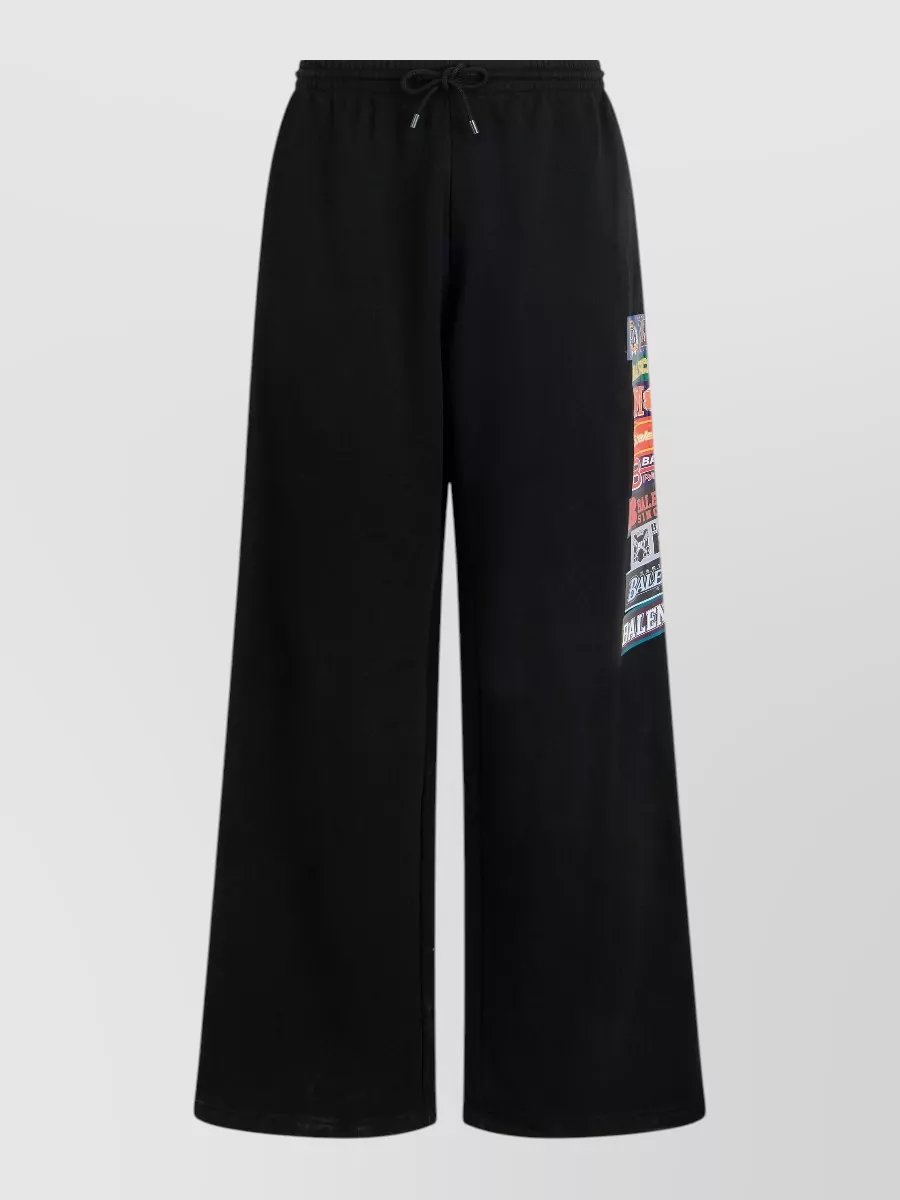 Balenciaga cotton printed drawstring cargo shorts