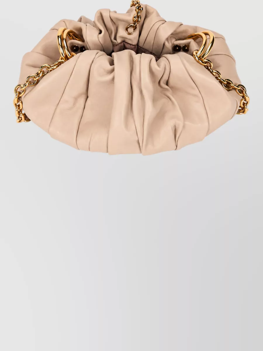 Chloé Na Lambskin Leather Clutch Bag