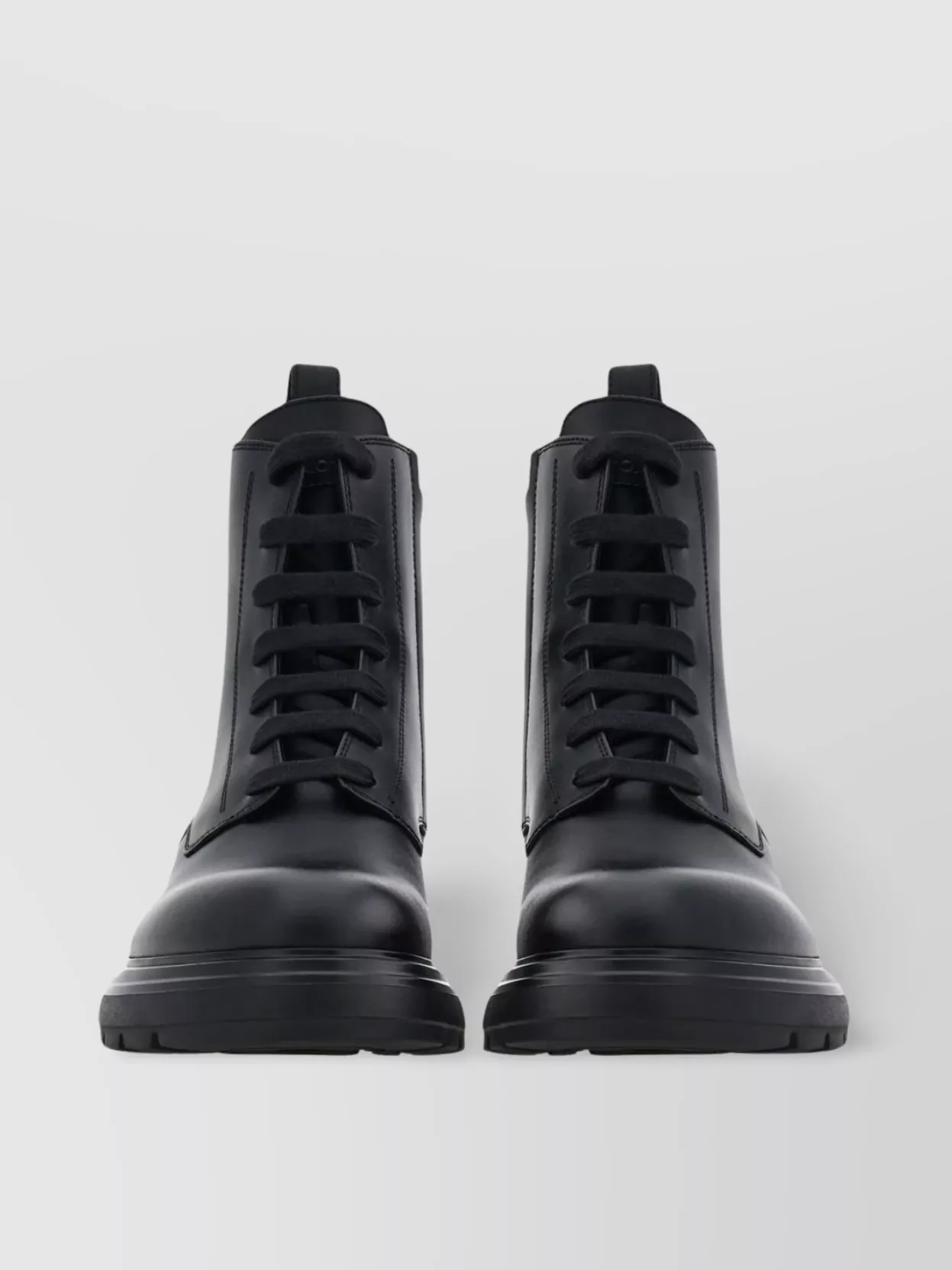 Ferragamo Chunky Heel Ankle Boots With Pull Tab