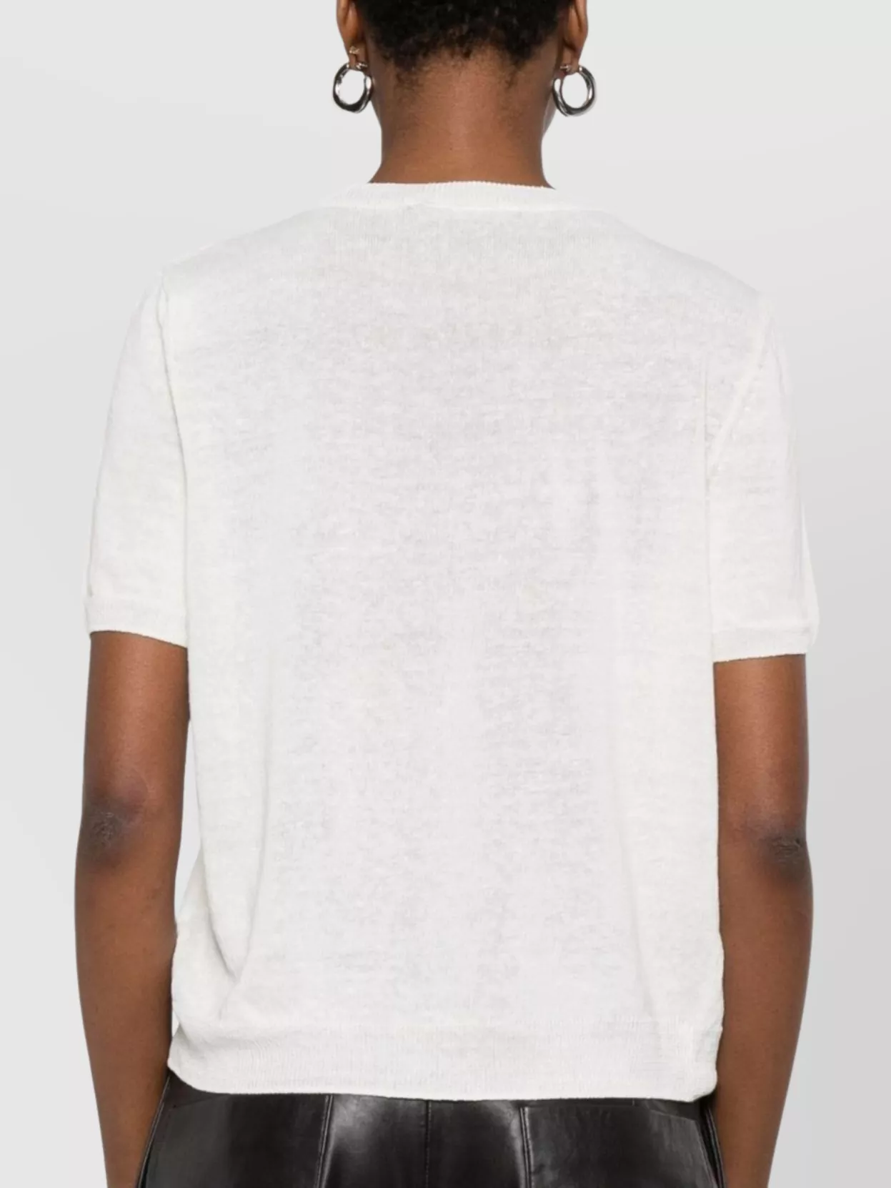 Weekend Max Mara Lightweight Round Neck Short Sleeve Top