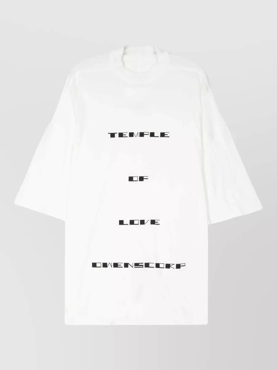 Rick Owens Drkshdw printed cotton crewneck t-shirt