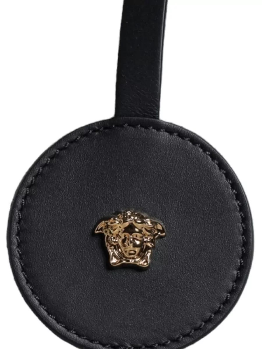 Versace La Medusa Leather Tote Bag