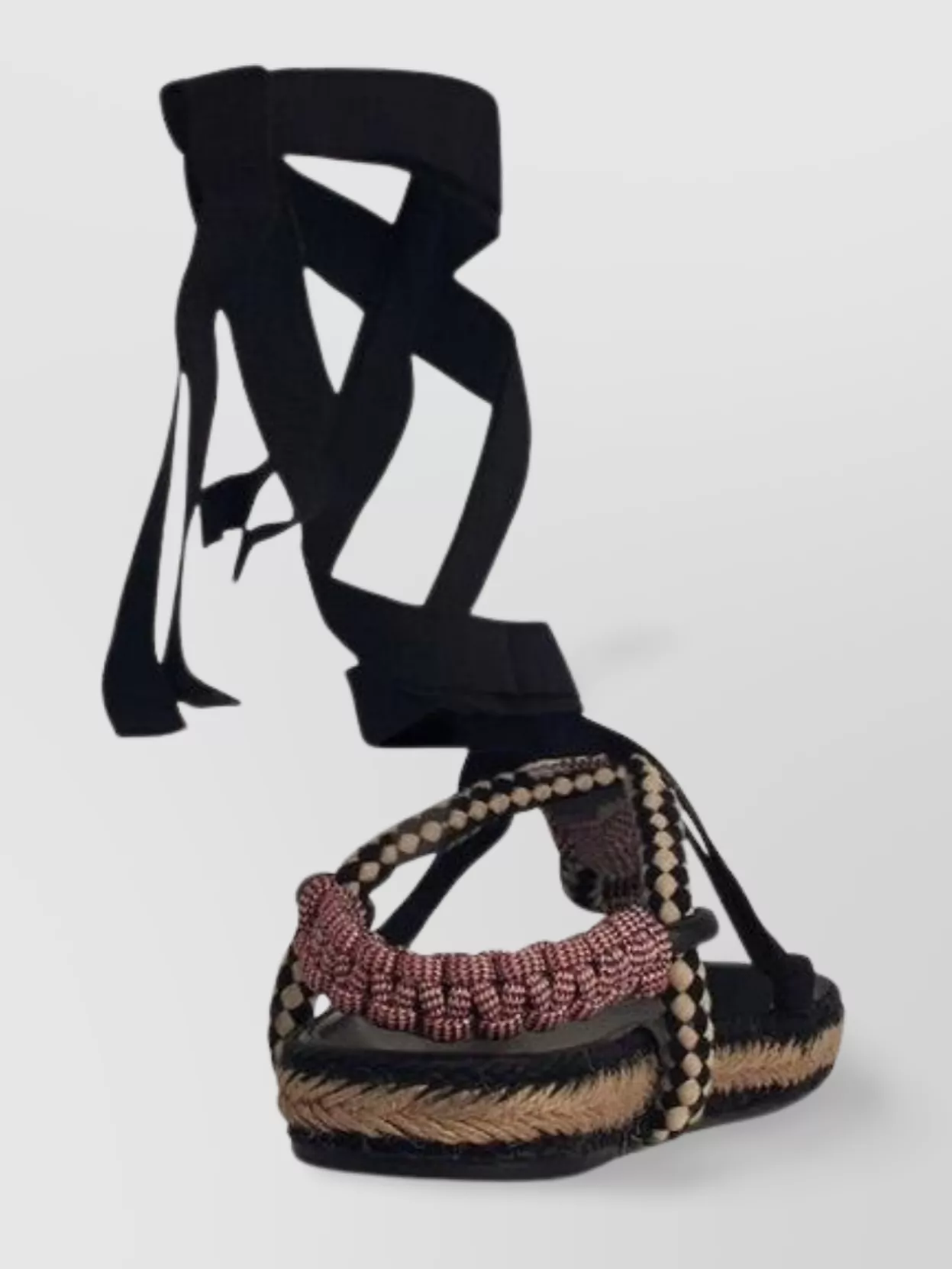 Isabel Marant Etoile Cotton Blend Sandals And Beaded Detail