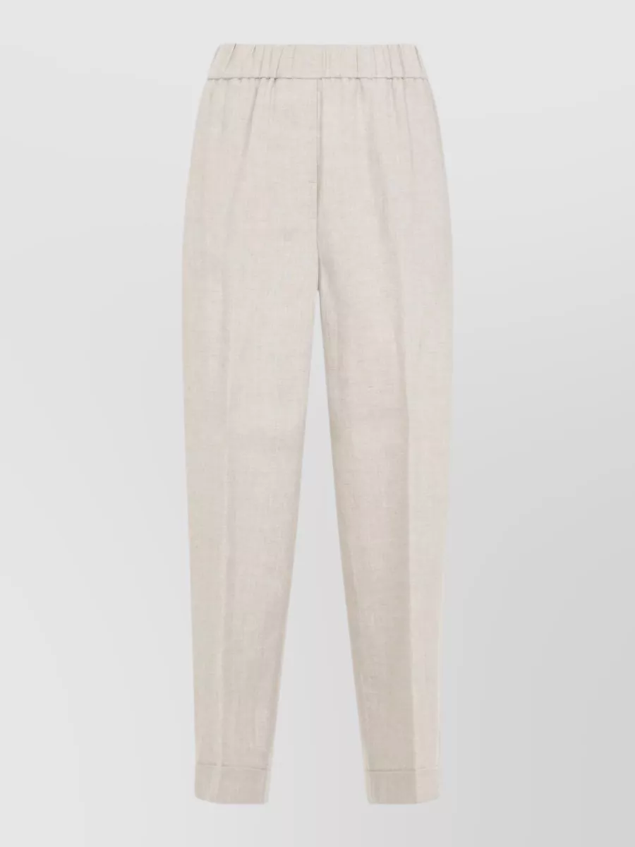 Peserico Linen Tapered Trousers