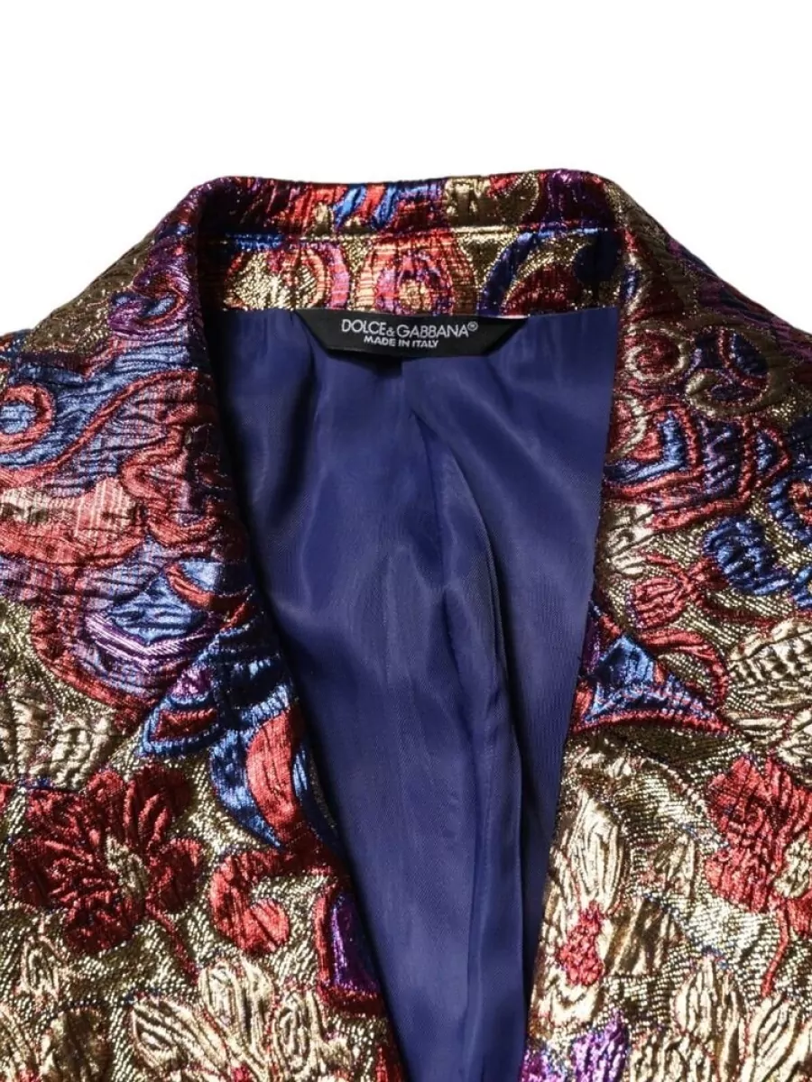 Dolce&Gabbana Jacquard Single-Breasted Blazer