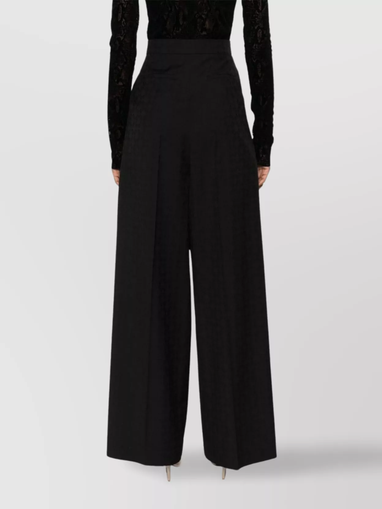 Givenchy Flare Tailored Pants In Wool And Mohair